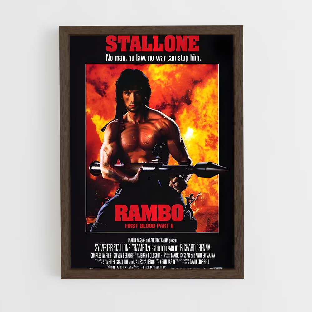 ap-rambo-5 cadre Bois foncé