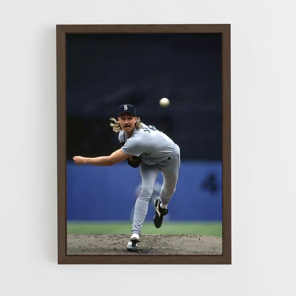 ap-randy johnson-2 cadre Bois foncé