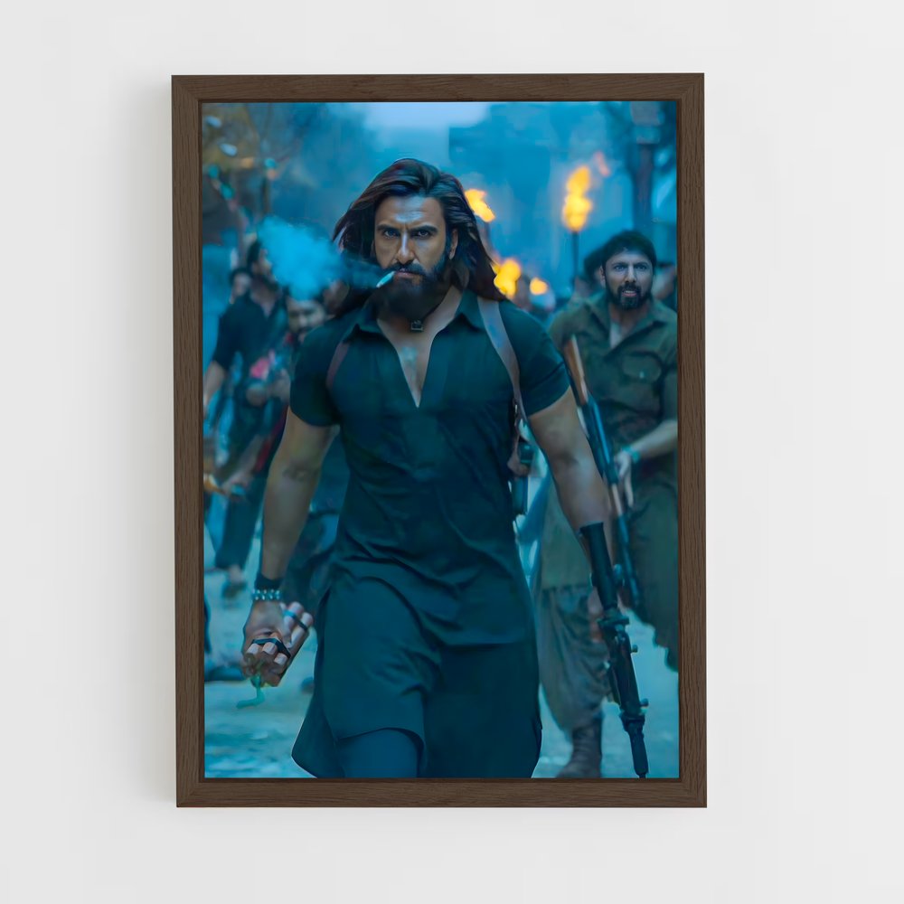 ap-ranveer singh-2 cadre Bois foncé