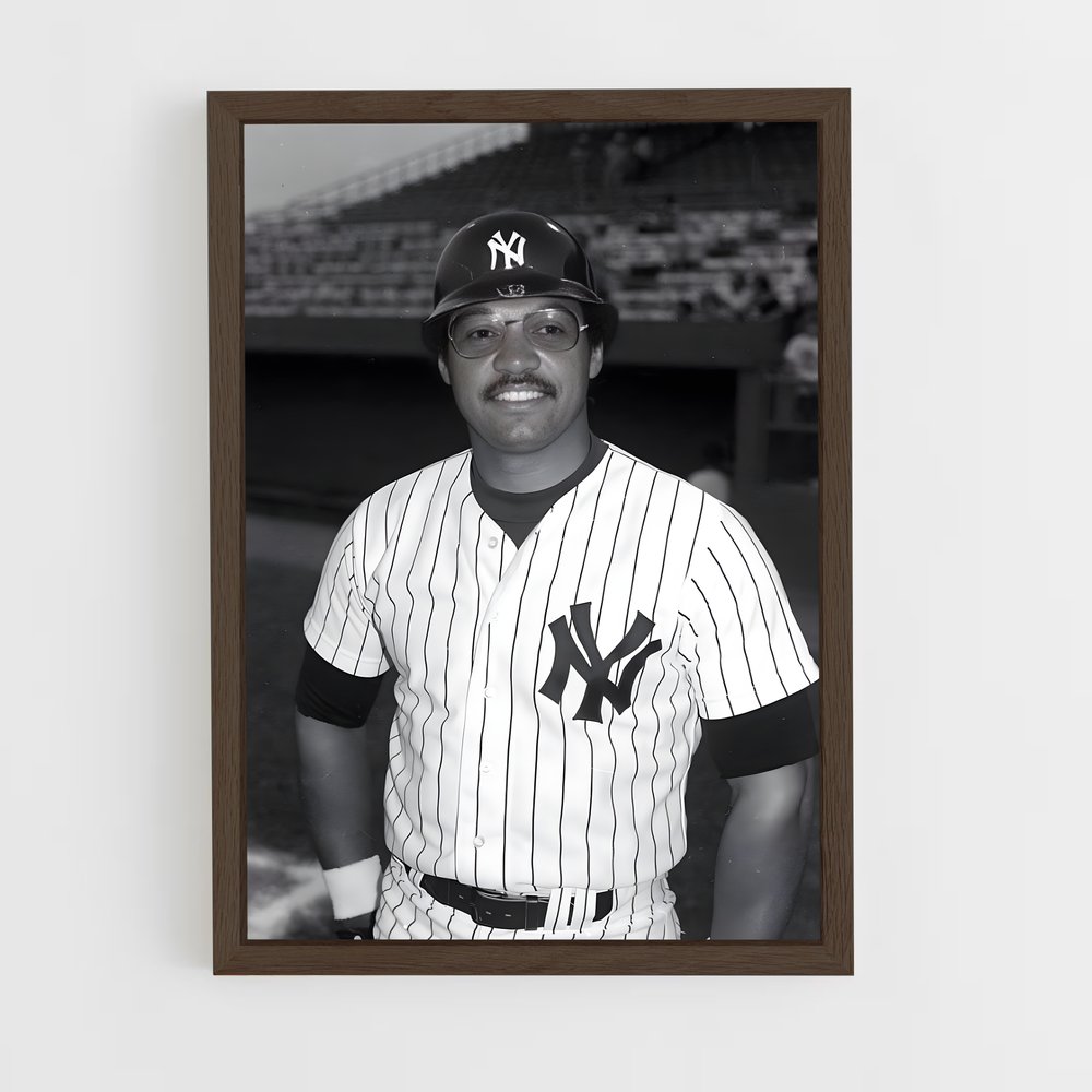 ap-reggie jackson-7 cadre Bois foncé