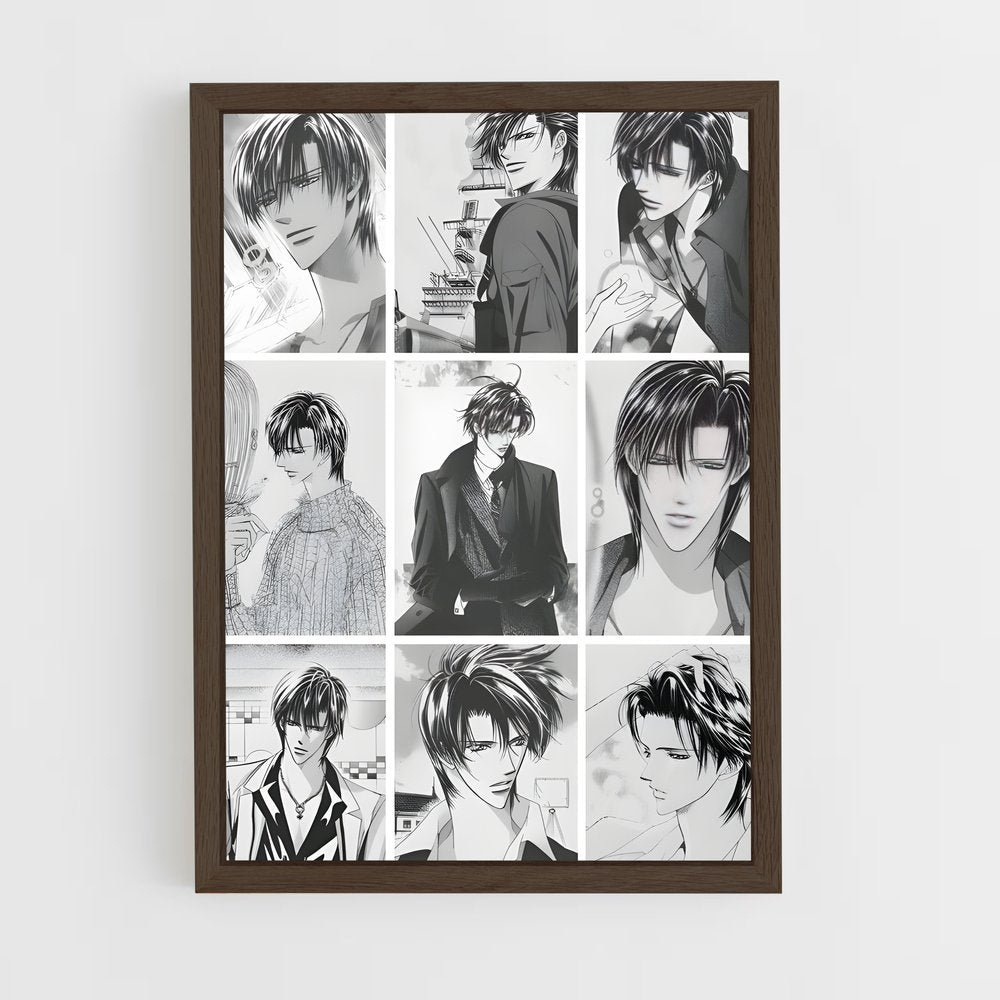 ap-ren tsuruga-5 cadre Bois foncé