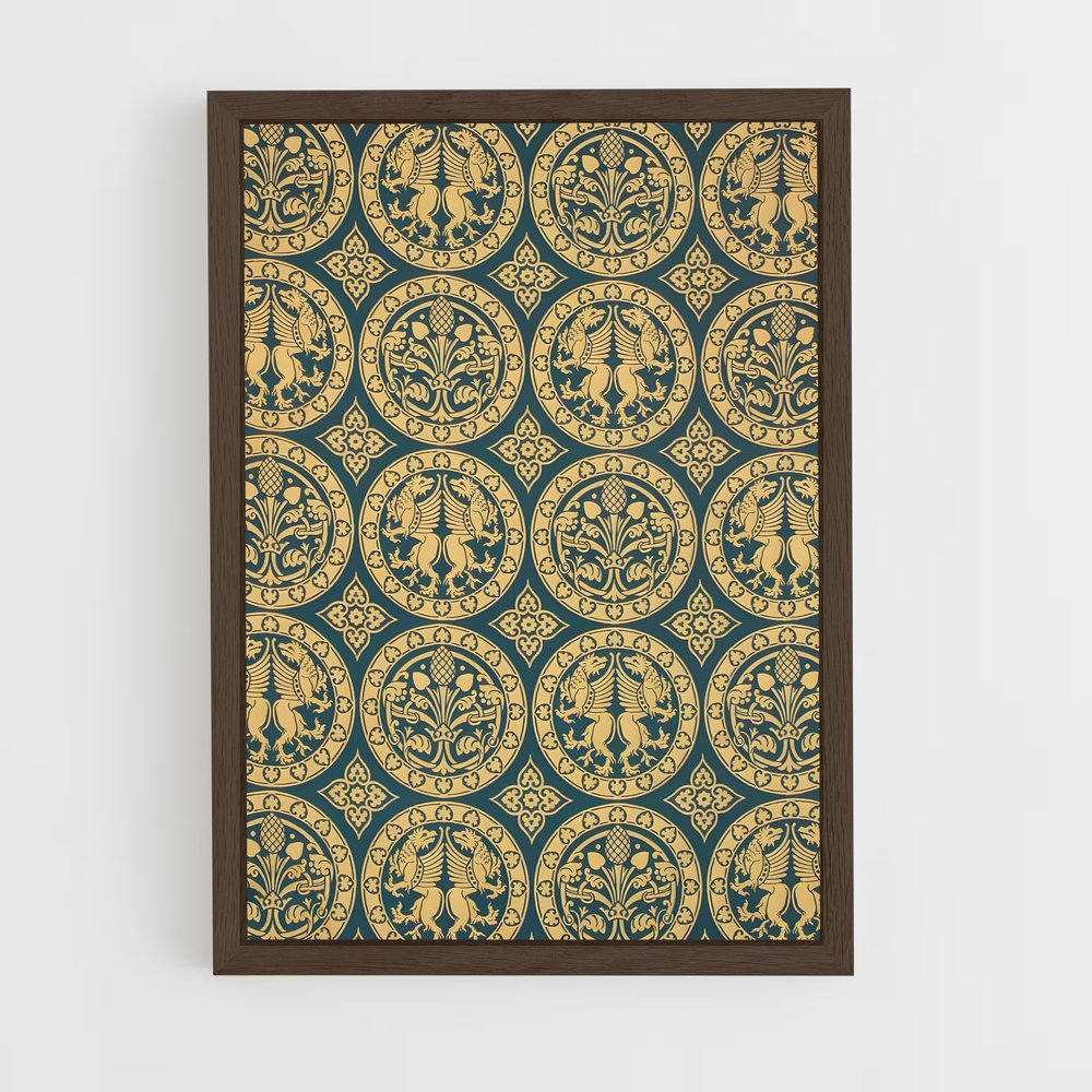 ap-renaissance patterns-3 cadre Bois foncé