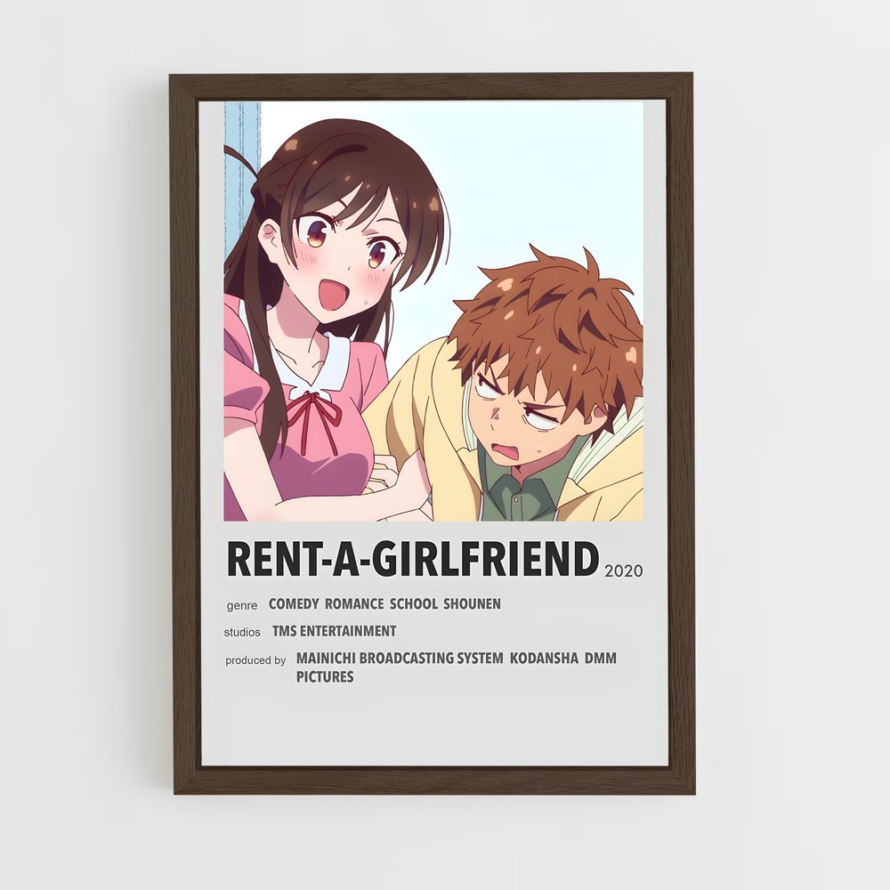 ap-rent a girlfriend-3 cadre Bois foncé