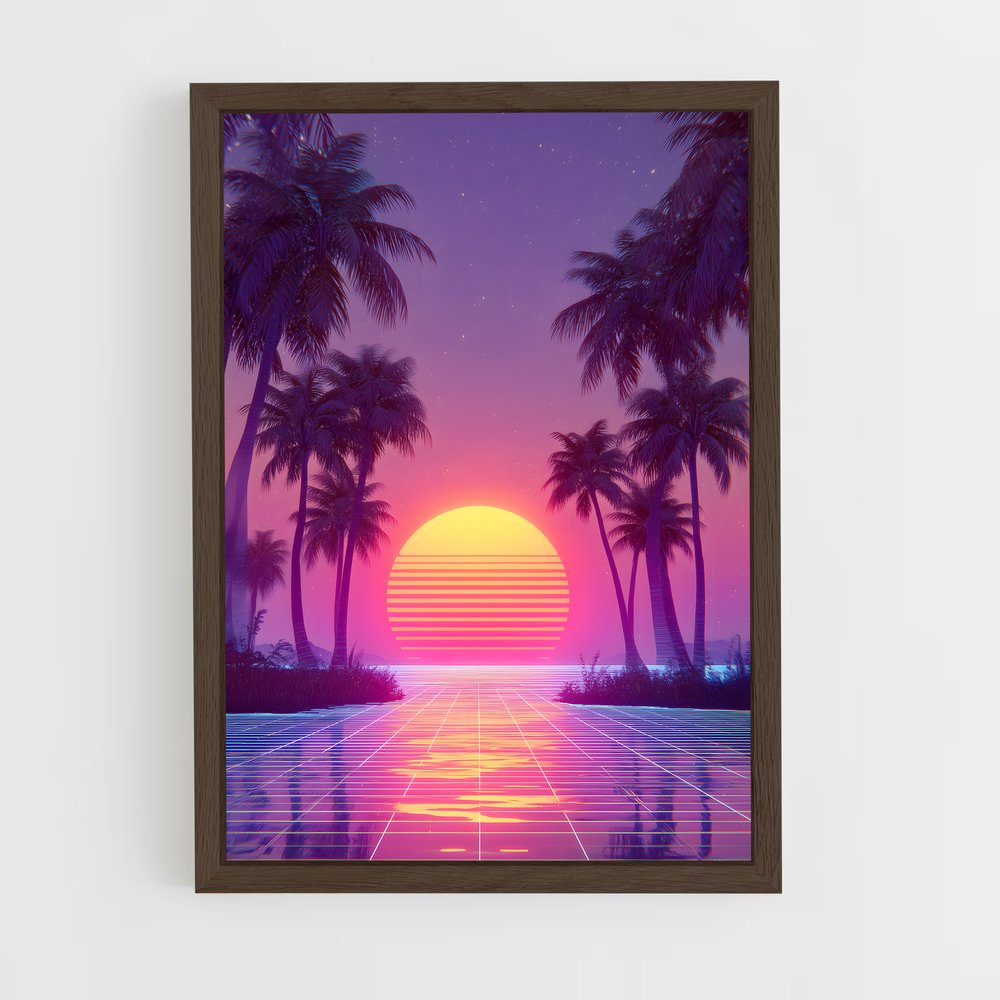 ap-retrowave-5 cadre Bois foncé
