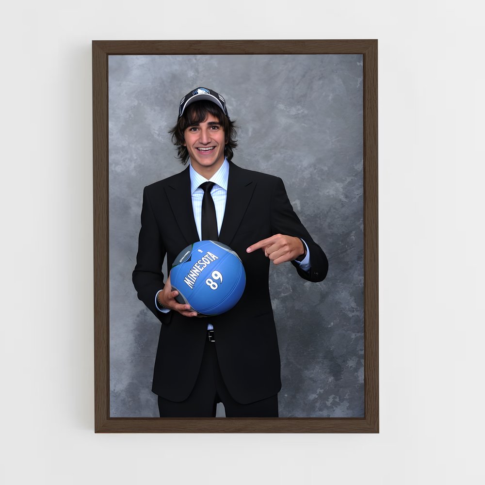 ap-ricky rubio-2 cadre Bois foncé