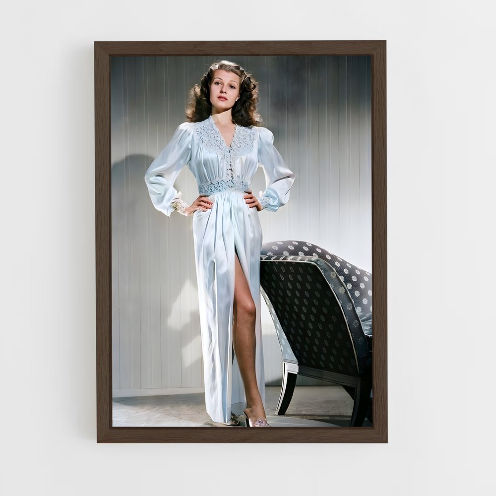ap-rita hayworth-6 cadre Bois foncé