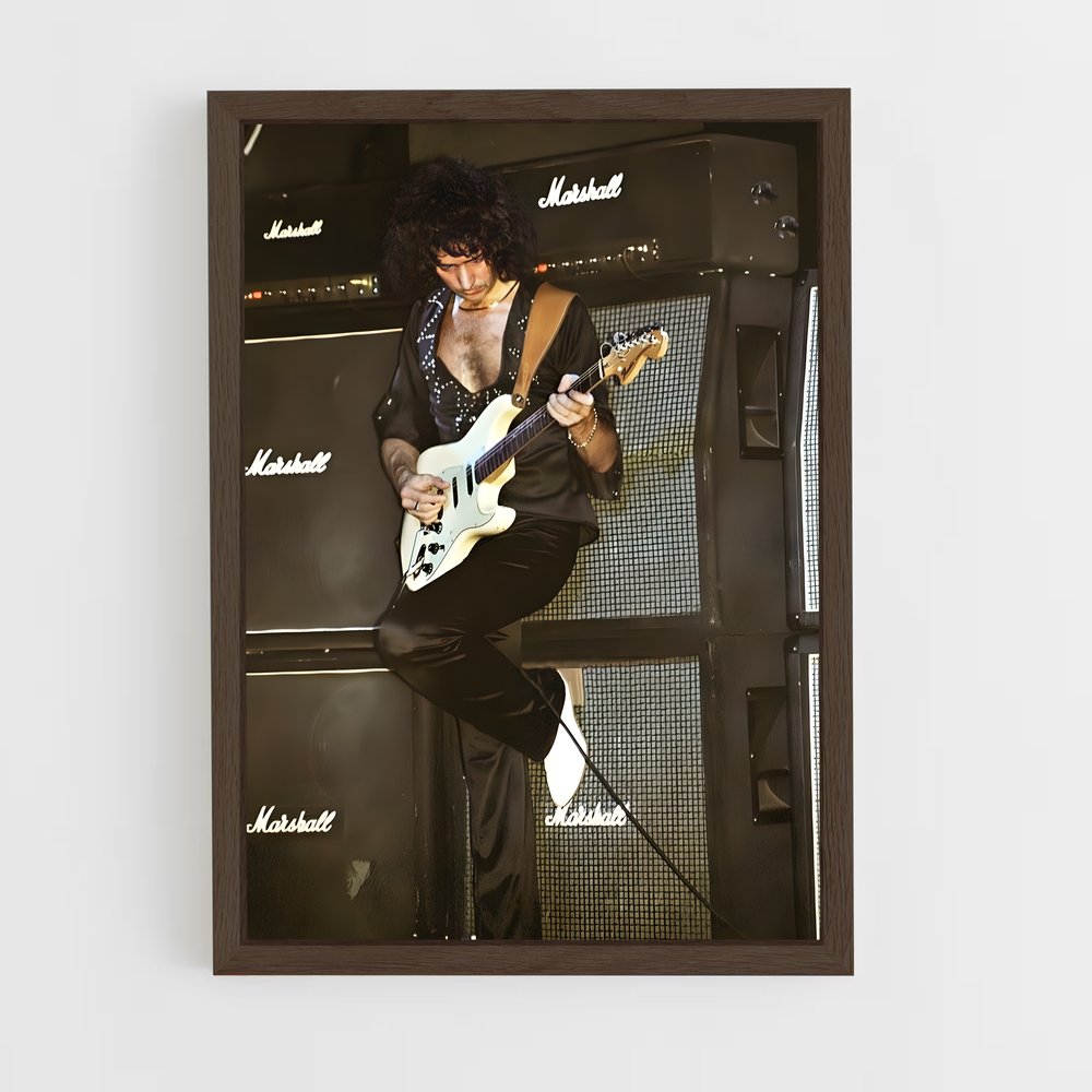ap-ritchie blackmore-1 cadre Bois foncé