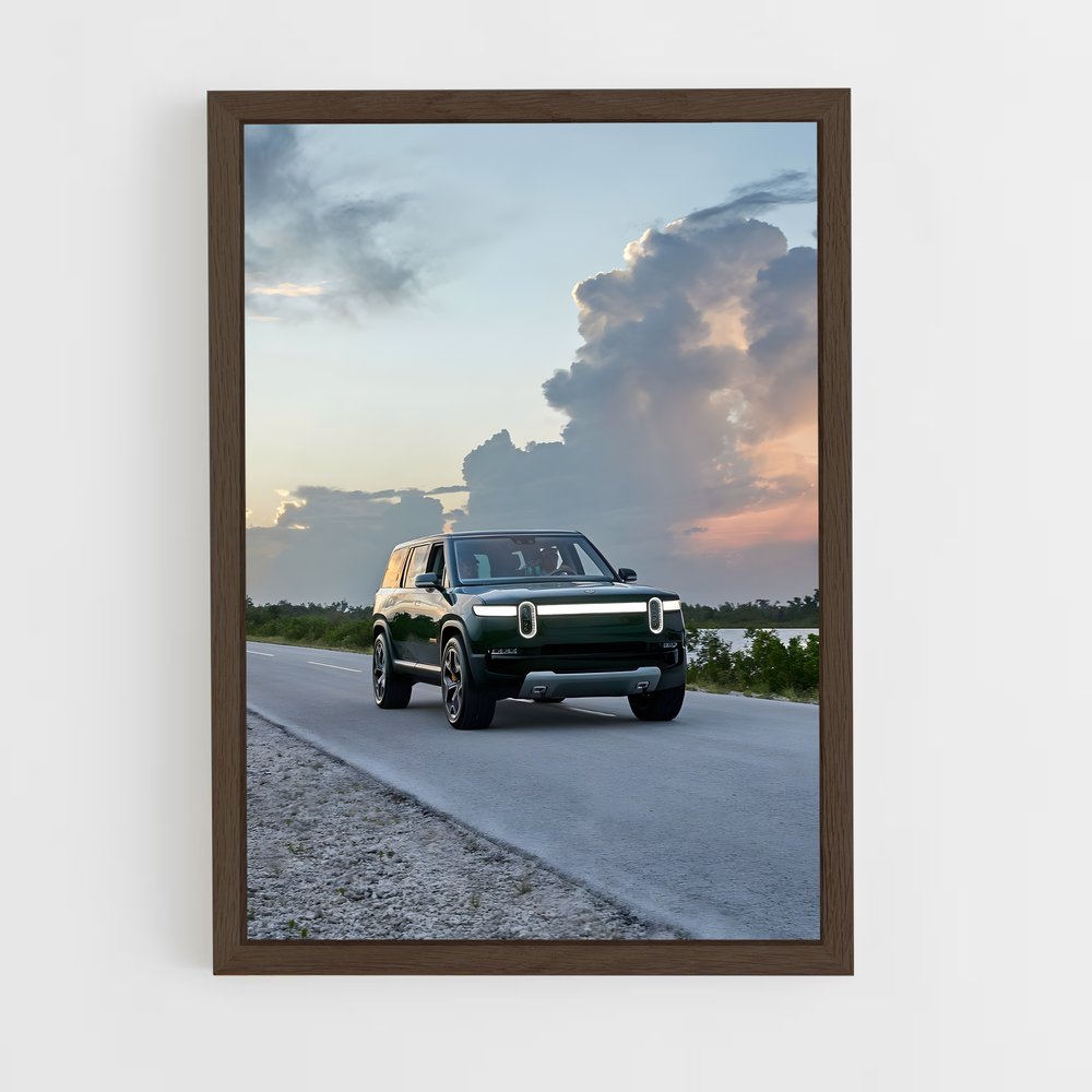ap-rivian-7 cadre Bois foncé