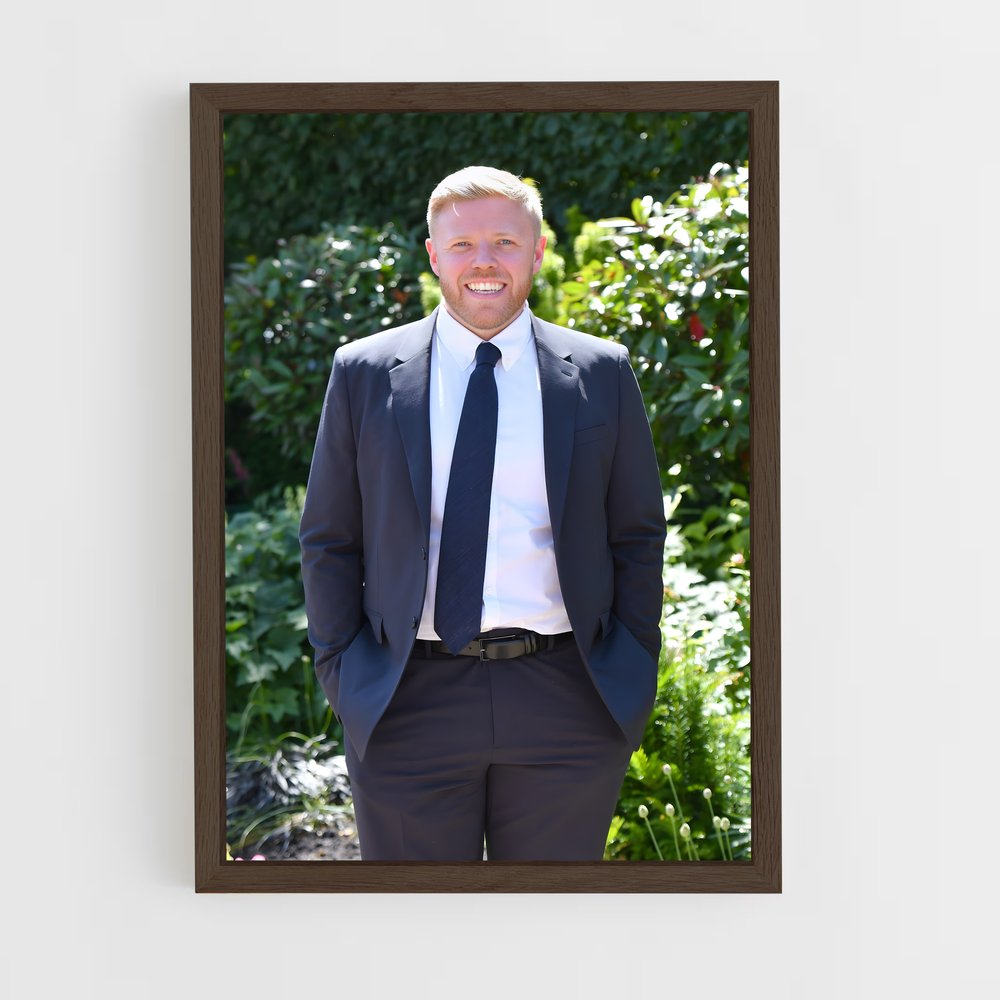 ap-rob beckett-1 cadre Bois foncé