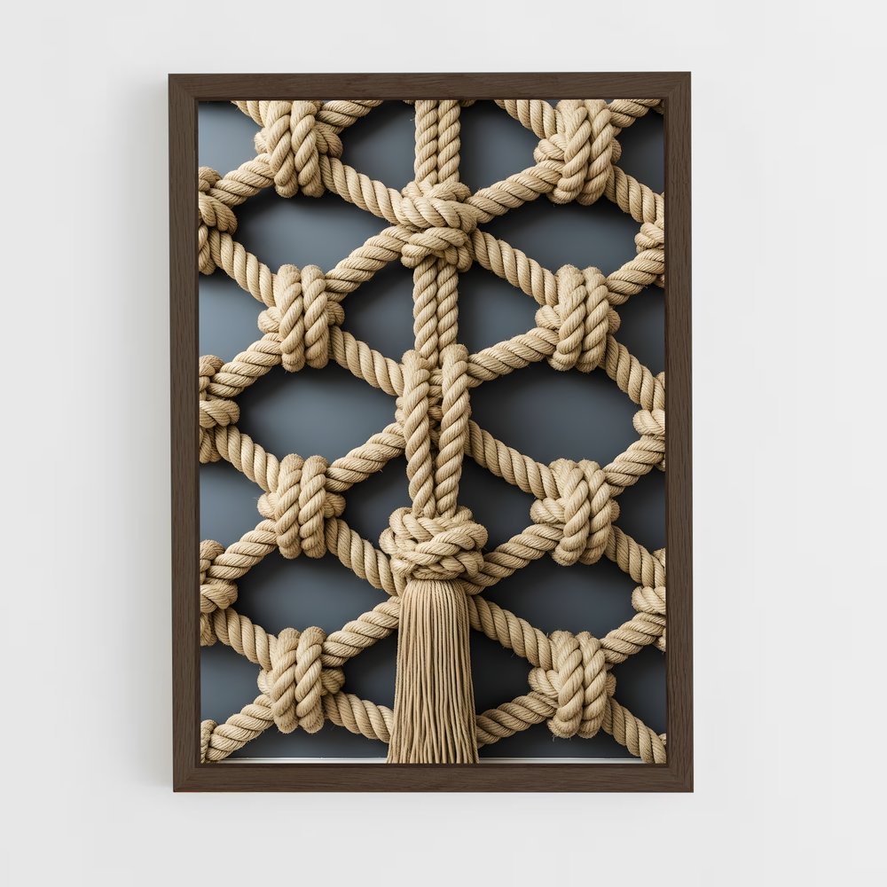 ap-rope patterns-4 cadre Bois foncé