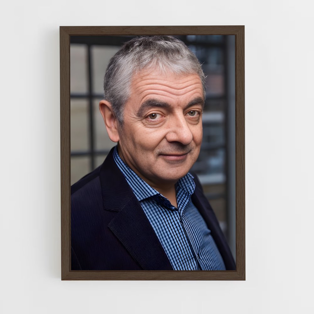 ap-rowan atkinson-1 cadre Bois foncé