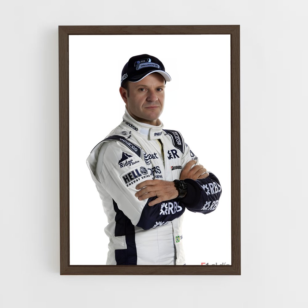 ap-rubens barrichello-6 cadre Bois foncé
