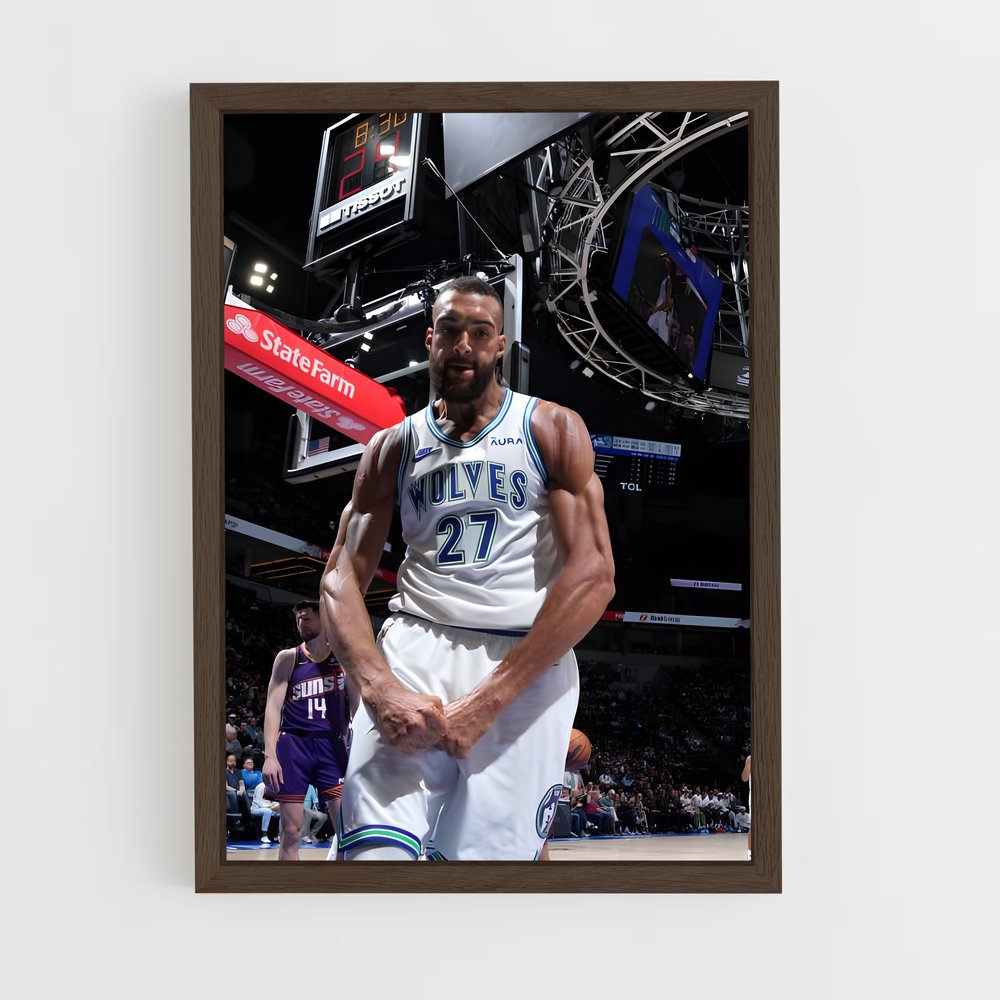 ap-rudy gobert-6 cadre Bois foncé