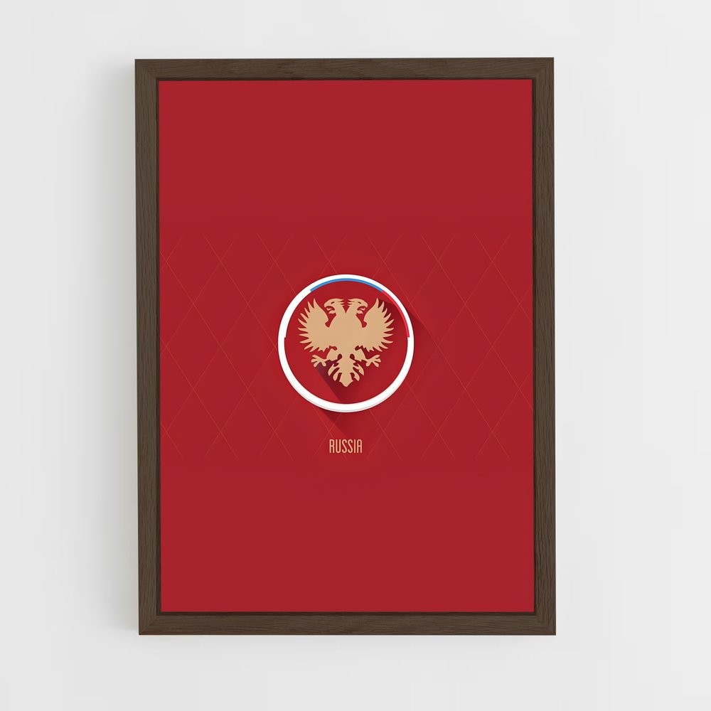 ap-russia national football team-5 cadre Bois foncé