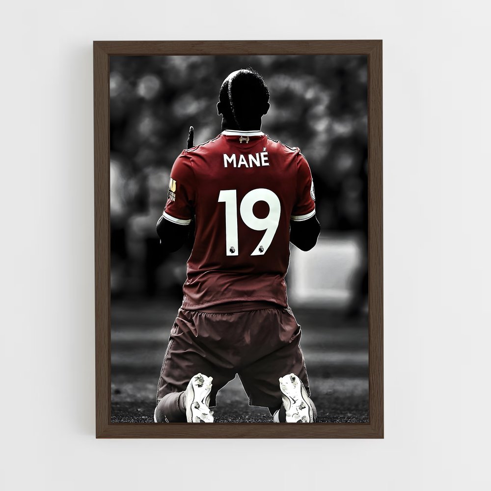 ap-sadio mane-8 cadre Bois foncé