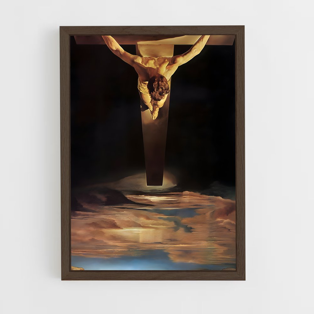 ap-salvador dali-3 cadre Bois foncé