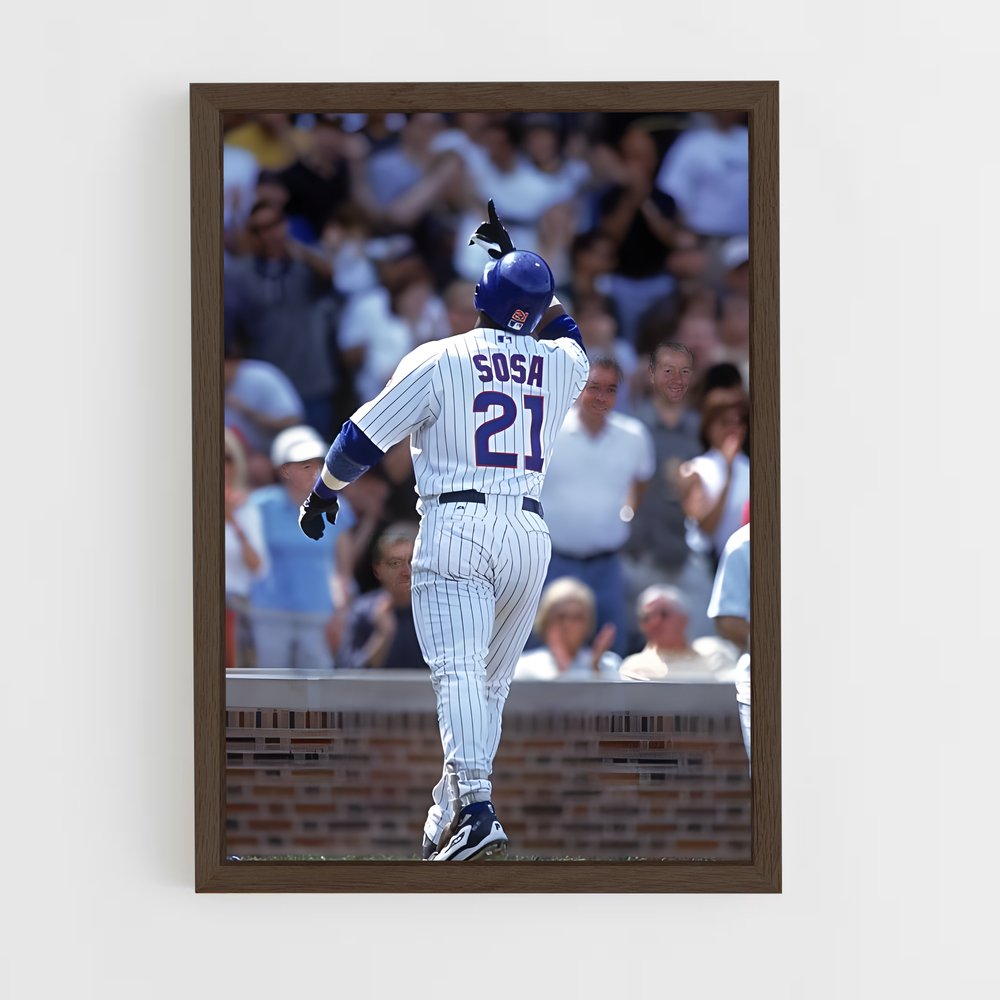 ap-sammy sosa-4 cadre Bois foncé