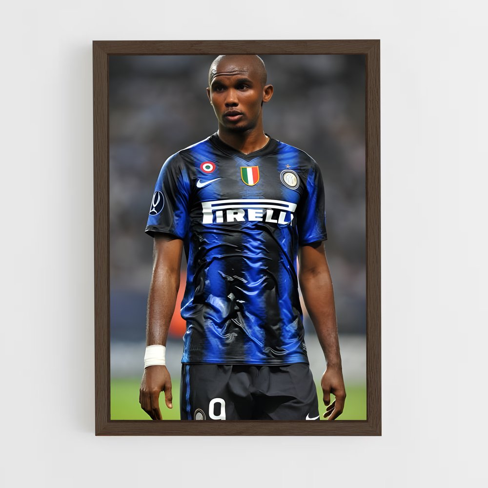 ap-samuel eto'o-1 cadre Bois foncé