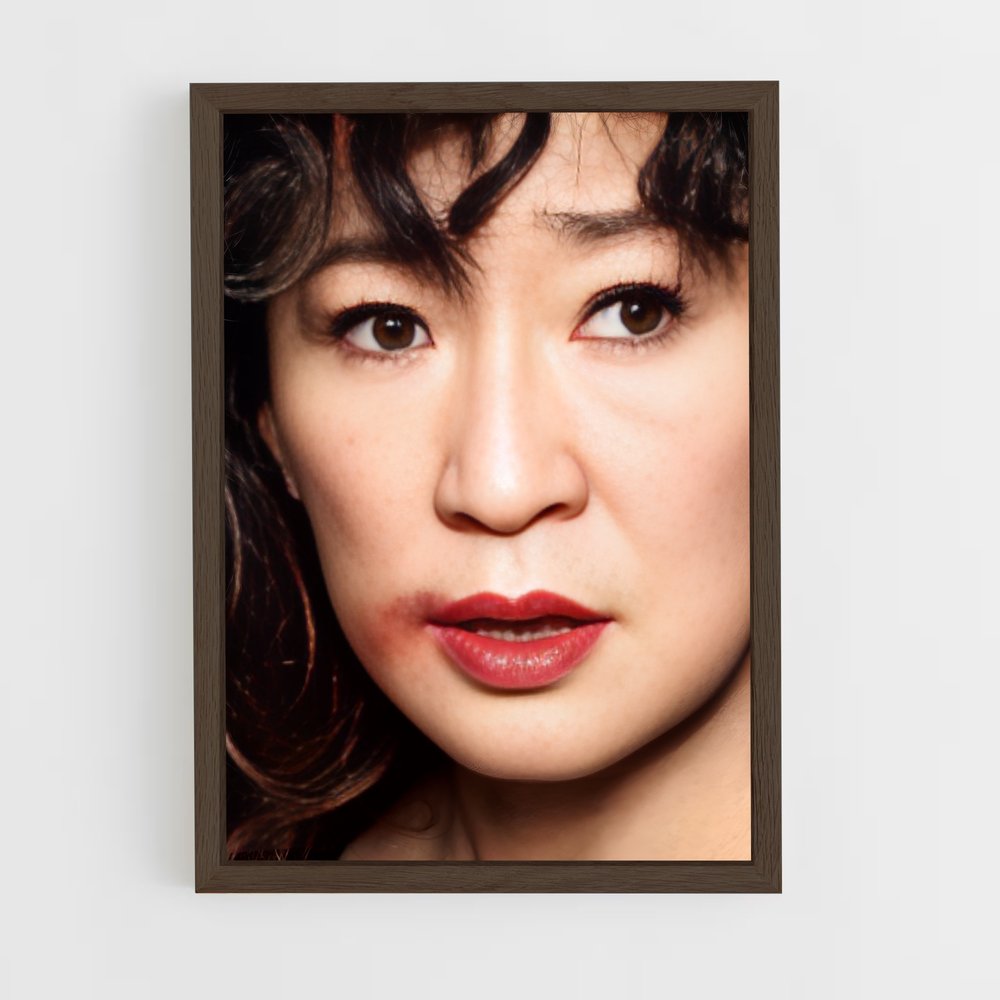 ap-sandra oh-3 cadre Bois foncé