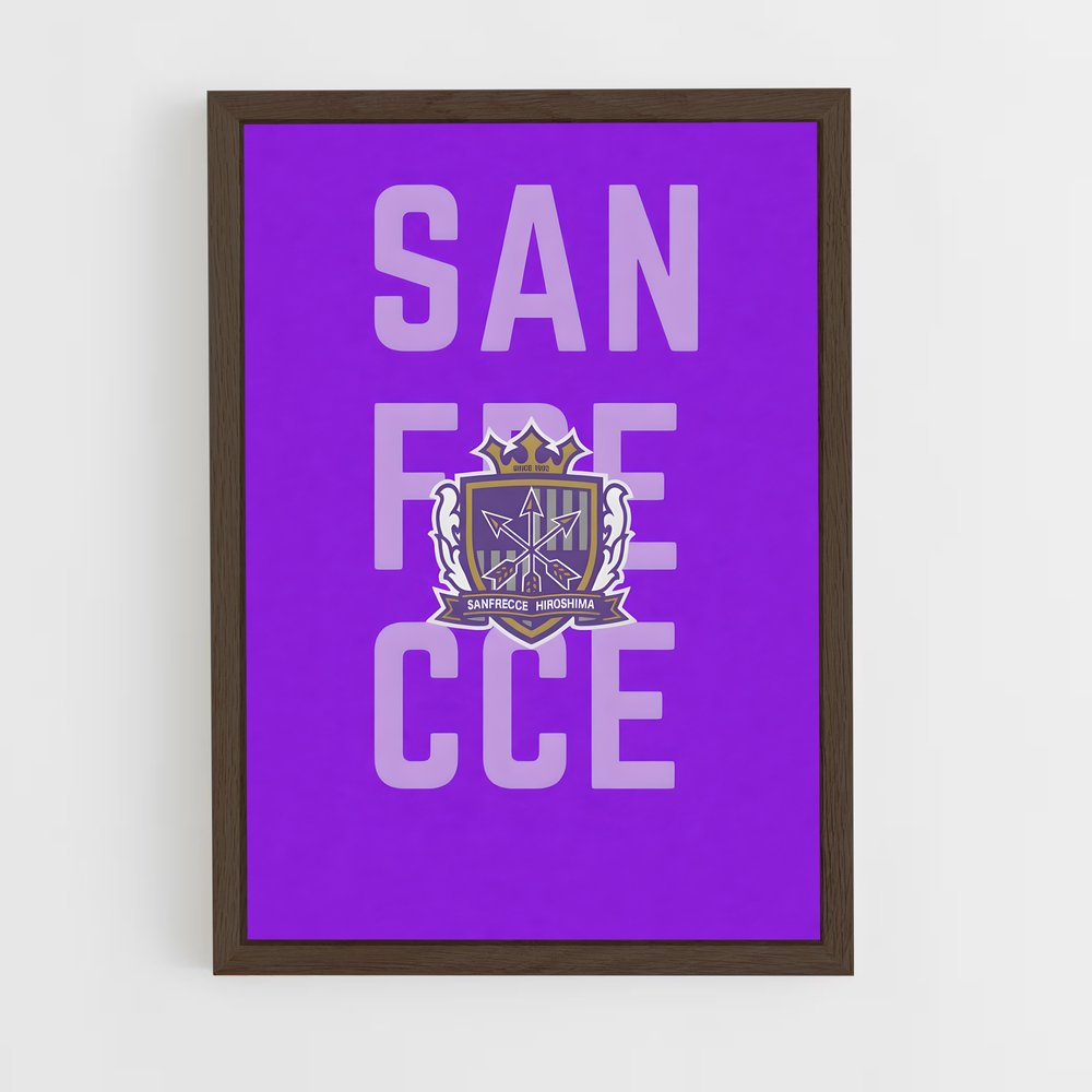 ap-sanfrecce hiroshima-2 cadre Bois foncé
