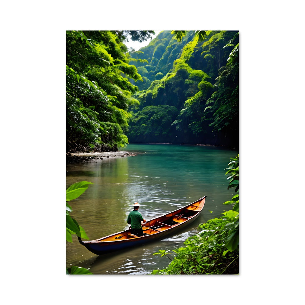 Poster Rêveries Canoë