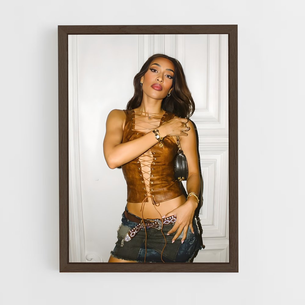 ap-sarah langa-1 cadre Bois foncé