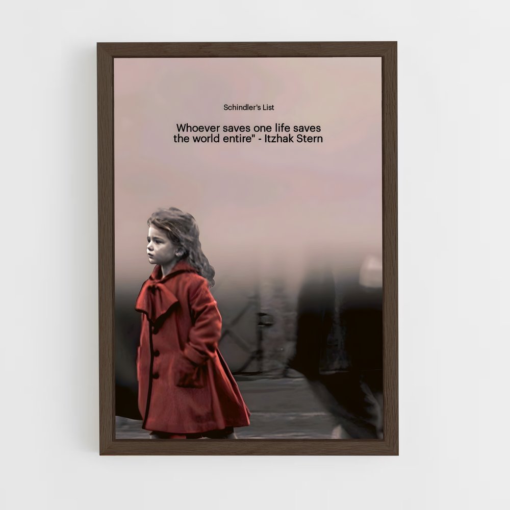 ap-schindlers list-6 cadre Bois foncé