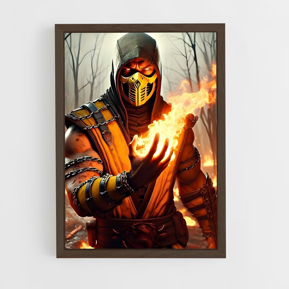ap-scorpion-13 cadre Bois foncé