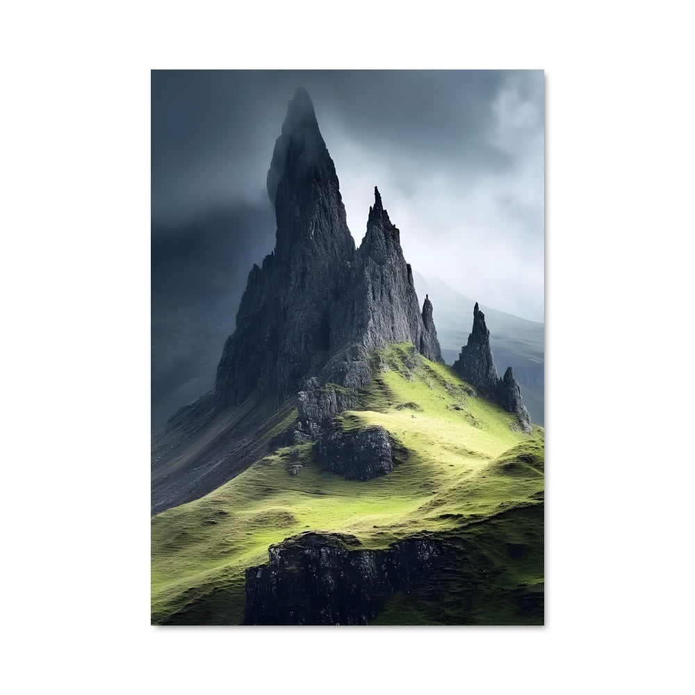 Poster Montagnes Émeraude