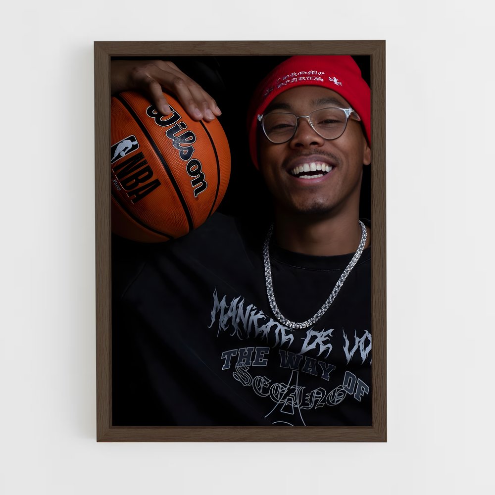 ap-scottie barnes-3 cadre Bois foncé