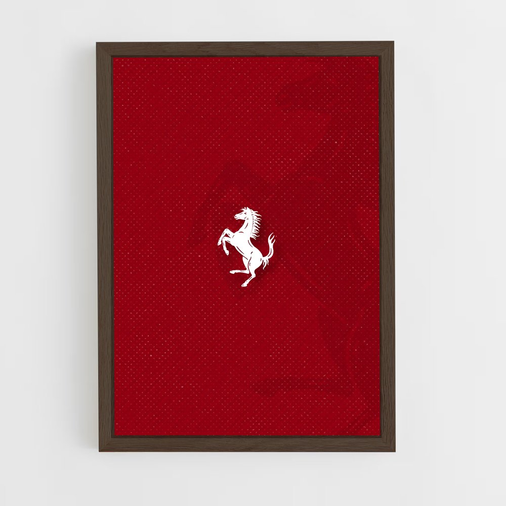 ap-scuderia ferrari-9 cadre Bois foncé