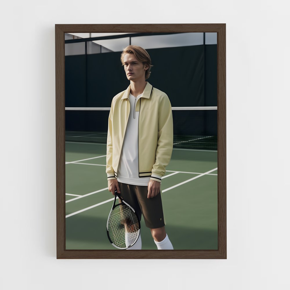 ap-sebastian korda-6 cadre Bois foncé