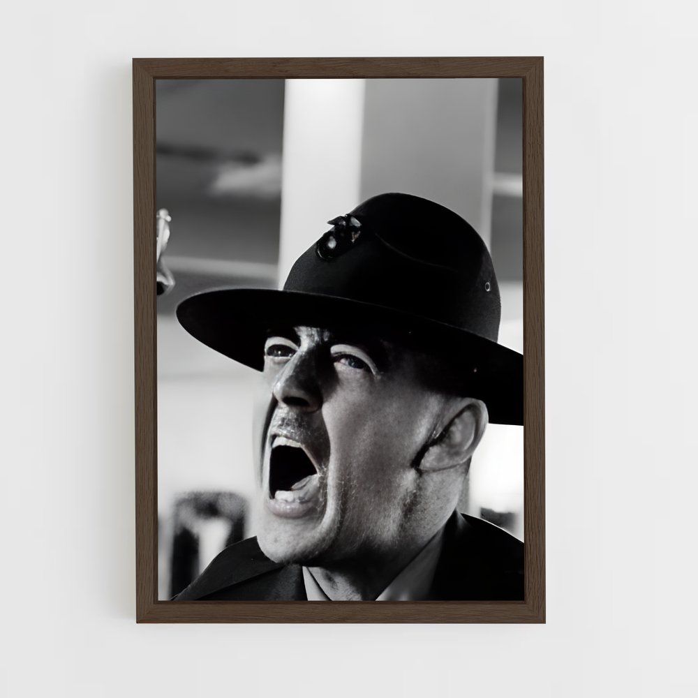 ap-sergeant hartman-1 cadre Bois foncé