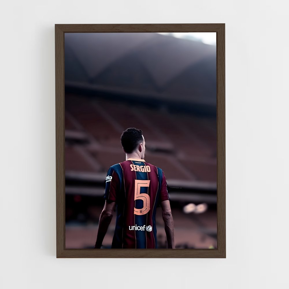 ap-sergio busquets-2 cadre Bois foncé