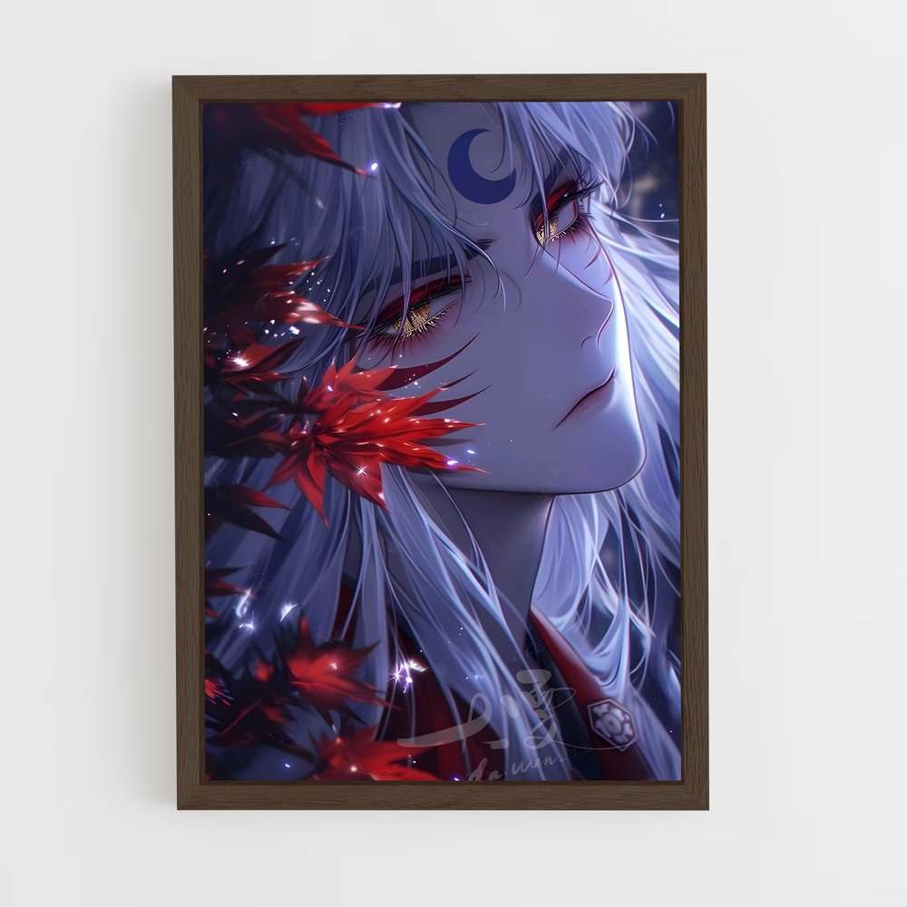 ap-sesshomaru-10 cadre Bois foncé