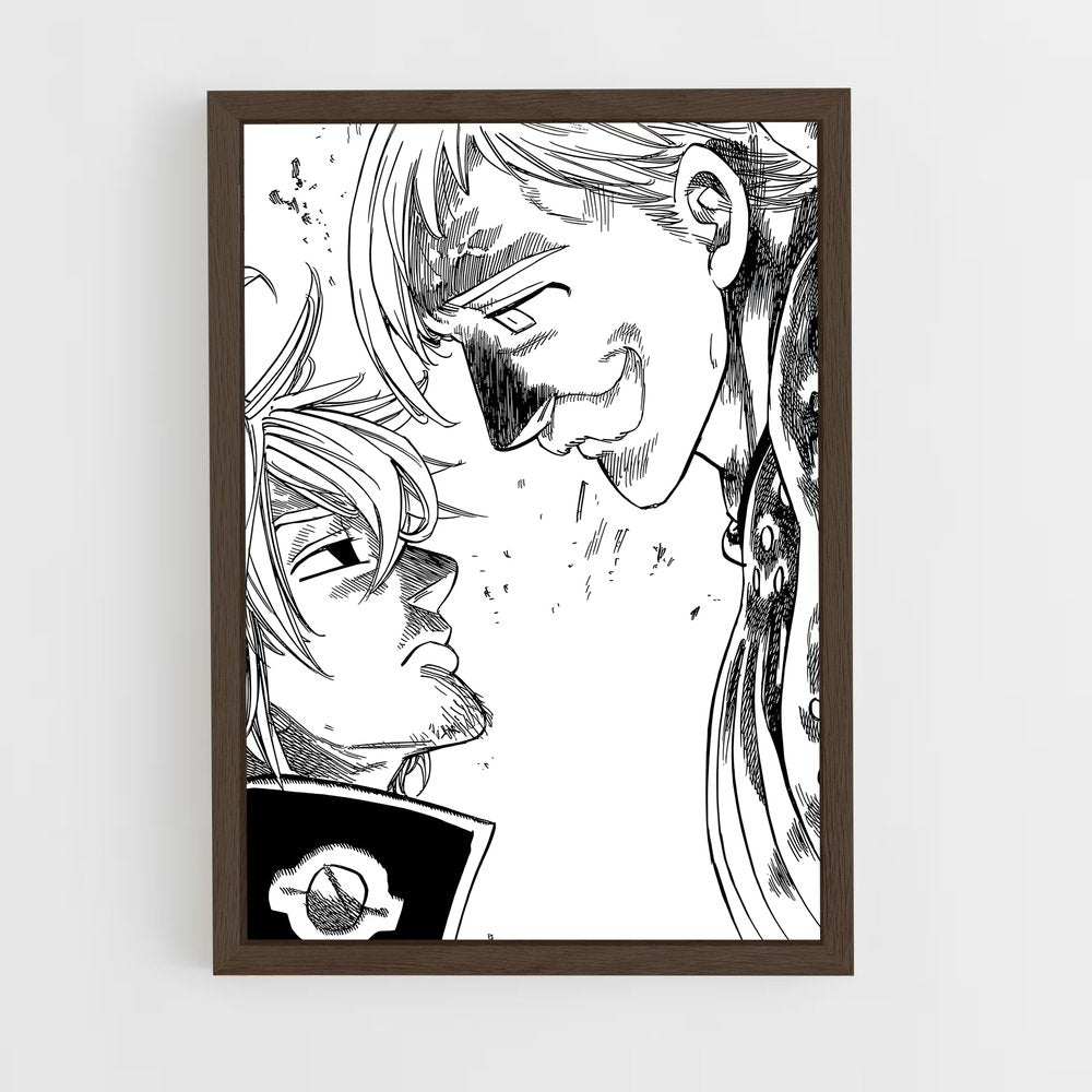 ap-seven deadly sins-1 cadre Bois foncé
