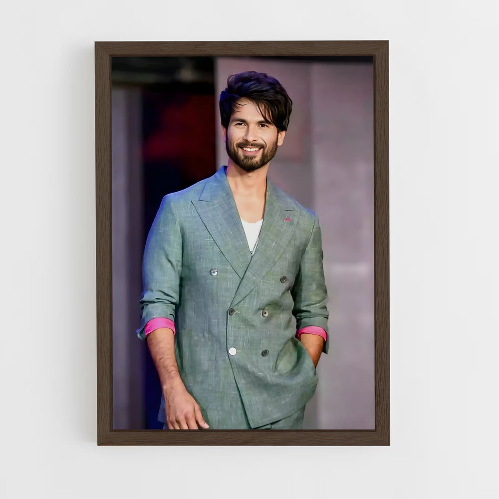 ap-shahid kapoor-7 cadre Bois foncé
