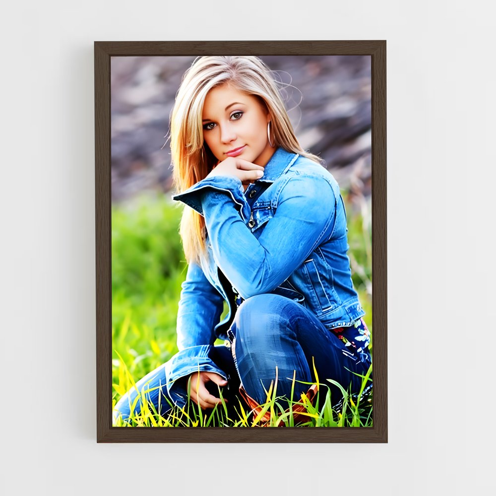ap-shawn johnson-1 cadre Bois foncé