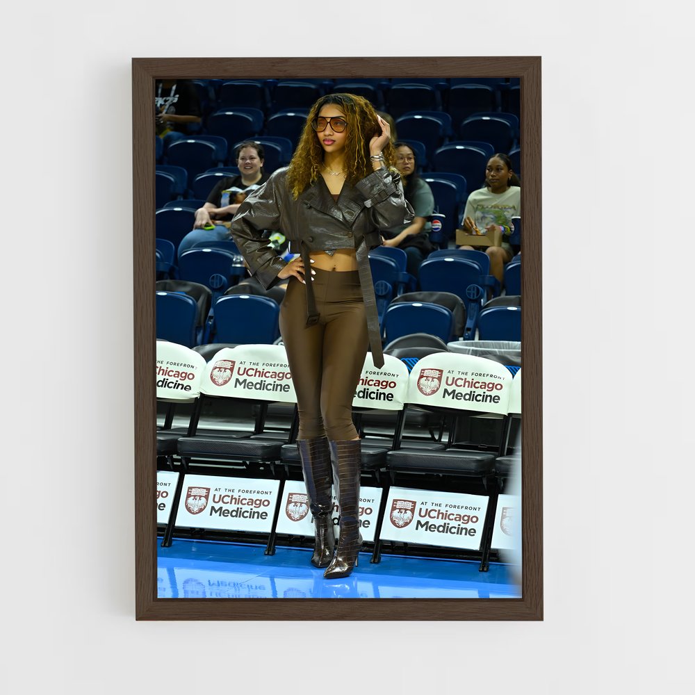 ap-sheryl swoopes-2 cadre Bois foncé