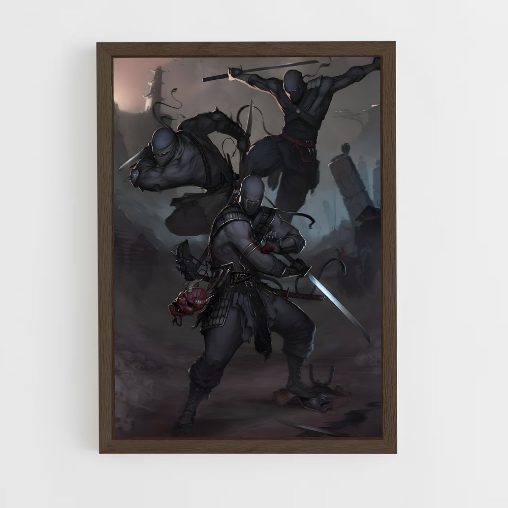 ap-shinobi-8 cadre Bois foncé