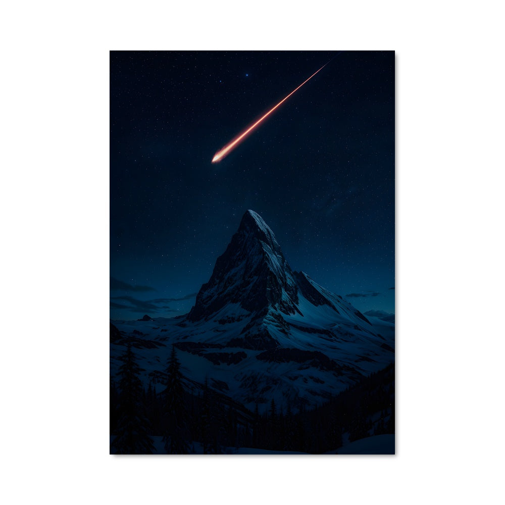 Poster Étoile Filante des Rocheuses