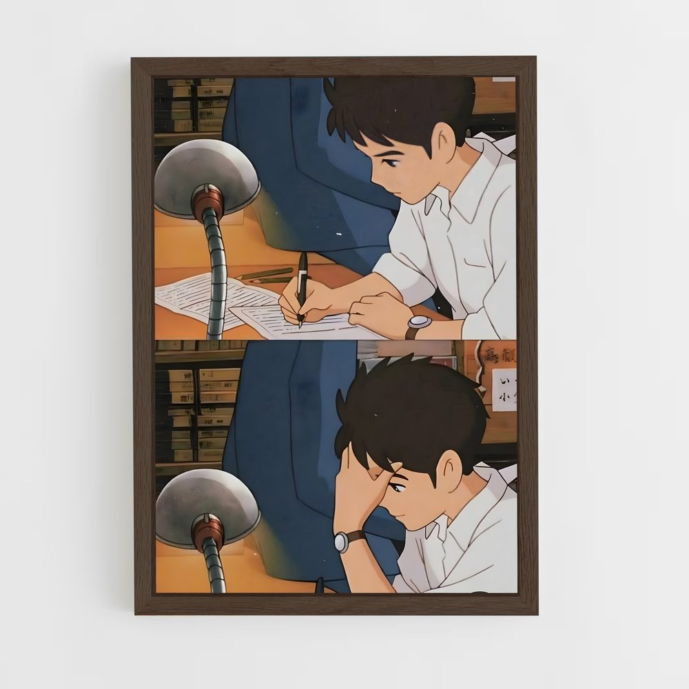 ap-shun kazama-2 cadre Bois foncé