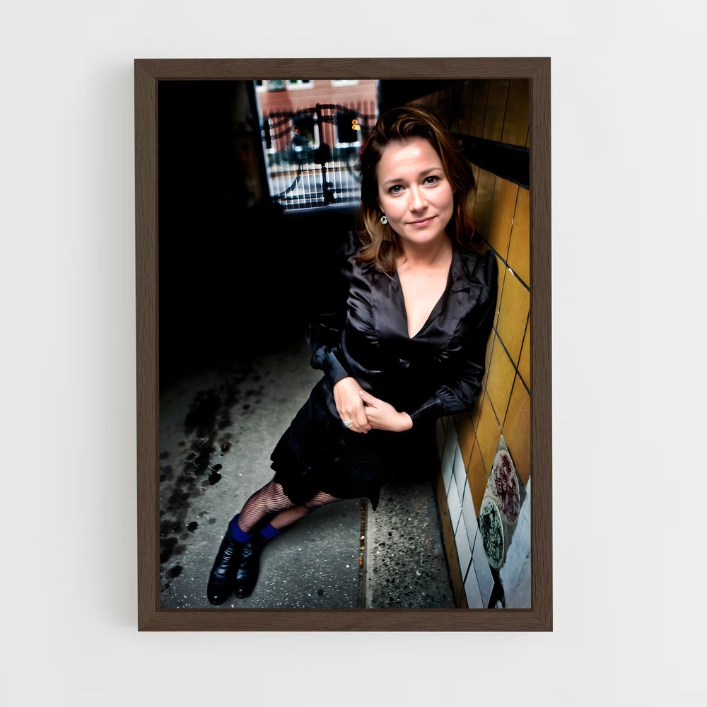 ap-sidse babett knudsen-6 cadre Bois foncé