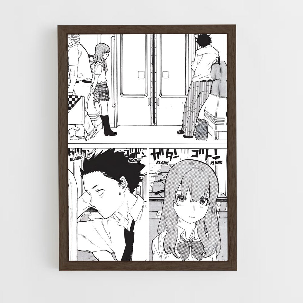 ap-silent voice-3 cadre Bois foncé