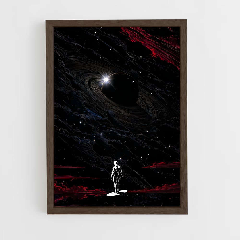 ap-silver surfer-5 cadre Bois foncé