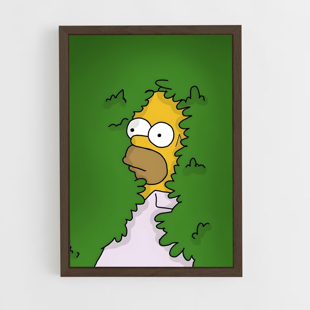 ap-simpsons-2 cadre Bois foncé