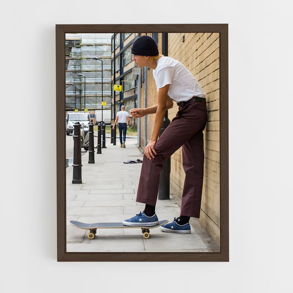 ap-skateboard fashion-6 cadre Bois foncé