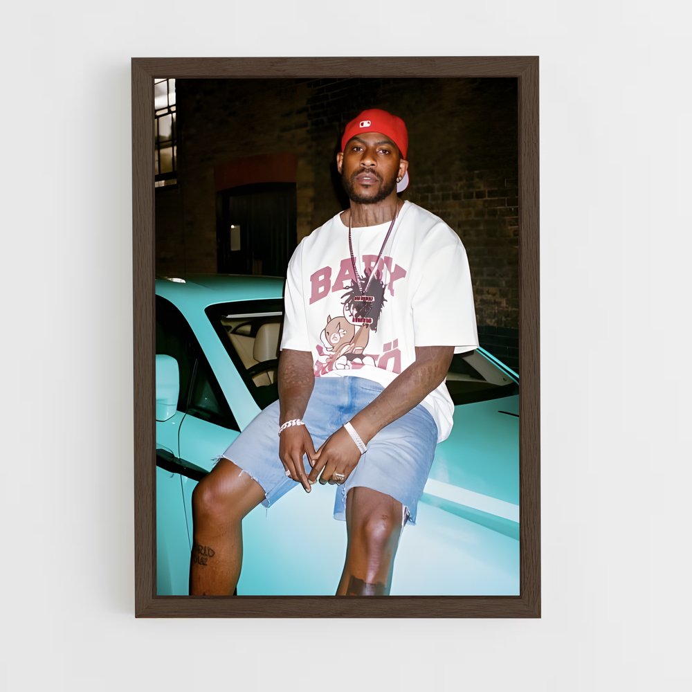 ap-skepta-9 cadre Bois foncé