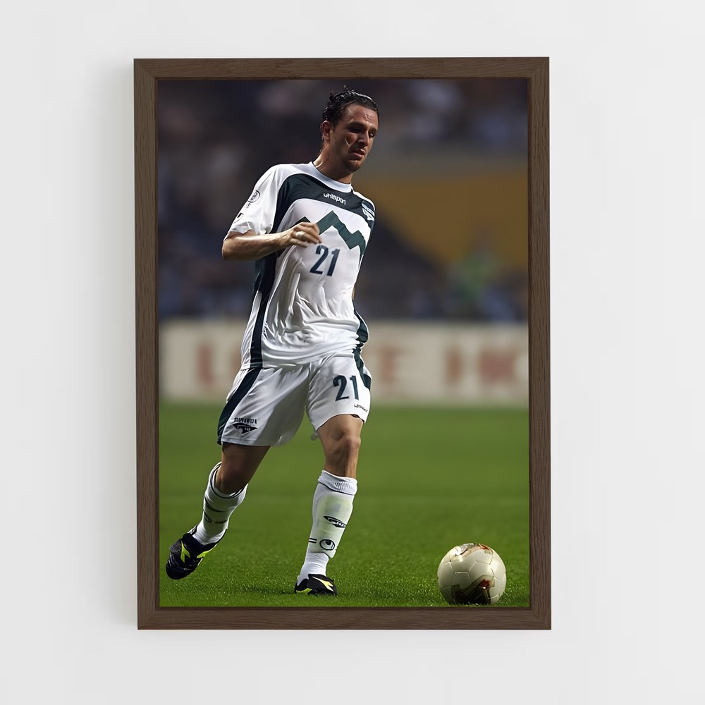 ap-slovenia national football team-1 cadre Bois foncé
