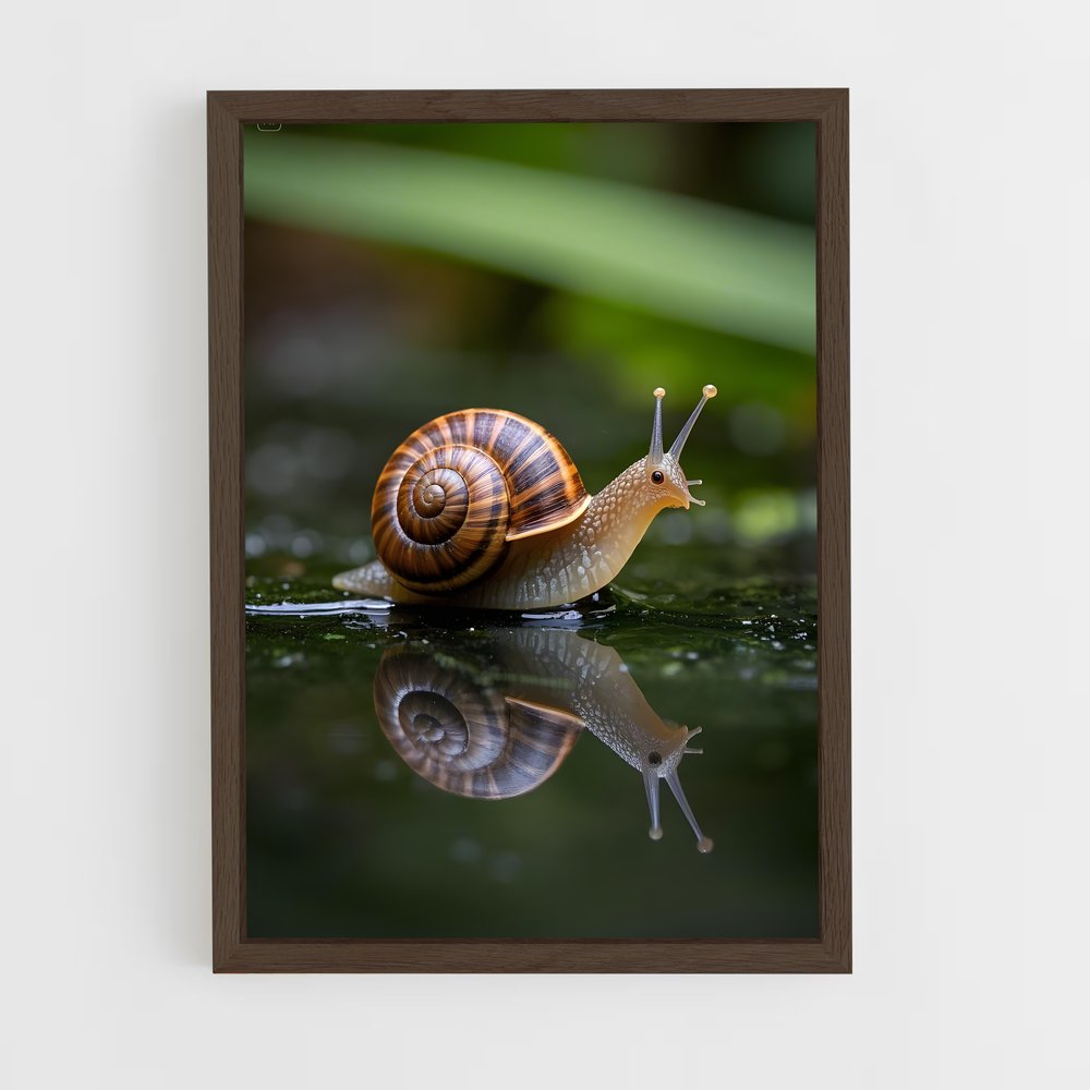 ap-snail-1 cadre Bois foncé